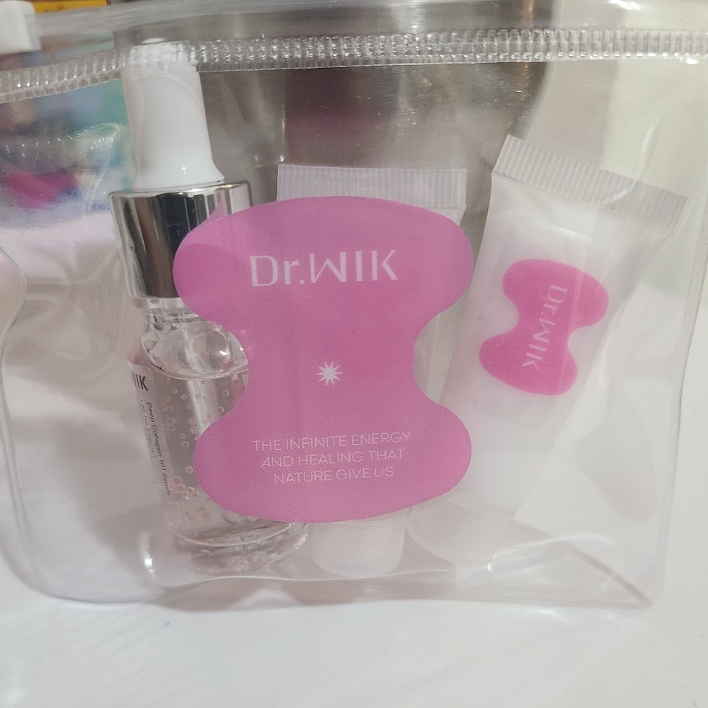 Skincare Cleanser & Exfoliant Set - Pink and White